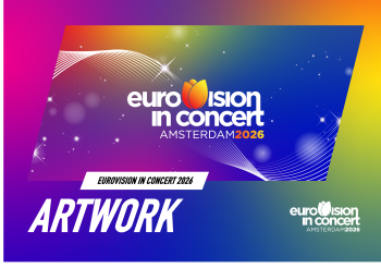 New colorful artwork for Eurovision In Concert 2026
